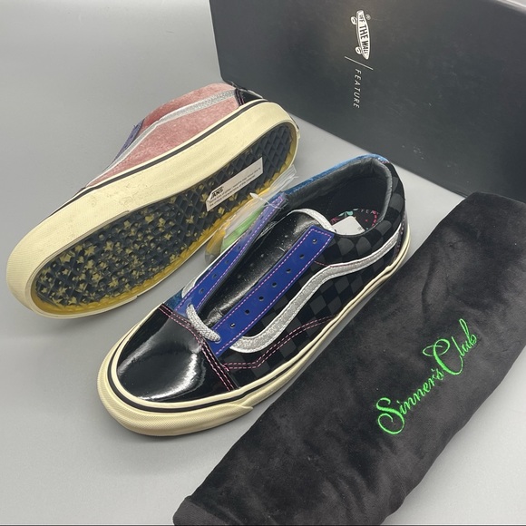 RARE Vans Vault Old Skool LX x Feature ‘Sinners Club - Part 2 Size M7.5 = W9 NEW - Picture 5 of 13